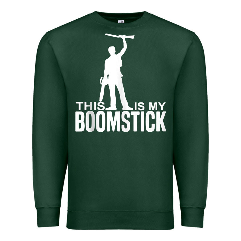 This Is My Boomstick Shotgun Chainsaw Dead Evil Halloween Tank Top Premium Sweatshirt by maiPhamDesign | Teevron