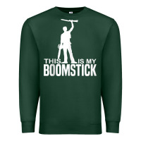 Sports Green this is my boomstick shotgun chainsaw dead evil halloween tank top Premium Sweatshirt - maiPhamDesign