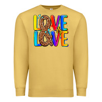Antique Gold pride lgbtqi love is love Premium Sweatshirt - AdoDesignShop