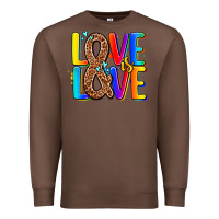 Chestnut pride lgbtqi love is love Premium Sweatshirt - AdoDesignShop
