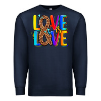 Navy pride lgbtqi love is love Premium Sweatshirt - AdoDesignShop