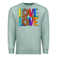 Seafoam pride lgbtqi love is love Premium Sweatshirt - AdoDesignShop