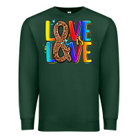 Sports Green pride lgbtqi love is love Premium Sweatshirt - AdoDesignShop
