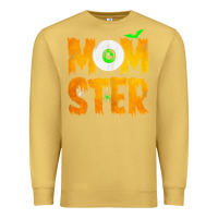 Antique Gold womens momster tshirt halloween scary costume mom t shirt Premium Sweatshirt - maiPhamDesign