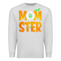 Dove Grey womens momster tshirt halloween scary costume mom t shirt Premium Sweatshirt - maiPhamDesign