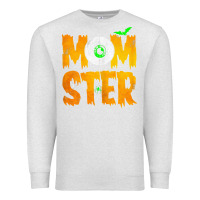 Oatmeal Heather womens momster tshirt halloween scary costume mom t shirt Premium Sweatshirt - maiPhamDesign