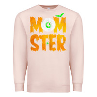 Pale Pink womens momster tshirt halloween scary costume mom t shirt Premium Sweatshirt - maiPhamDesign