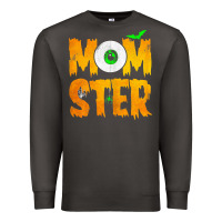 Smoke womens momster tshirt halloween scary costume mom t shirt Premium Sweatshirt - maiPhamDesign