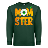 Sports Green womens momster tshirt halloween scary costume mom t shirt Premium Sweatshirt - maiPhamDesign