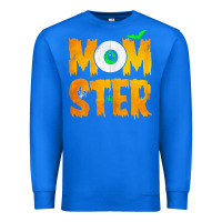 True Royal womens momster tshirt halloween scary costume mom t shirt Premium Sweatshirt - maiPhamDesign