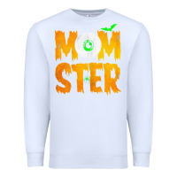 White womens momster tshirt halloween scary costume mom t shirt Premium Sweatshirt - maiPhamDesign