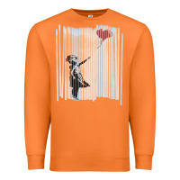 Carrot banksy balloon girl cute Premium Sweatshirt - maiPhamDesign