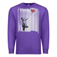 Banksy Balloon Girl Cute Premium Sweatshirt | Teevron