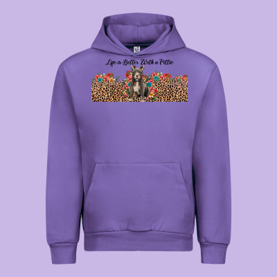 Life Is Better With A Pittie Urban Hoodie Designed By Jahusdesignshop