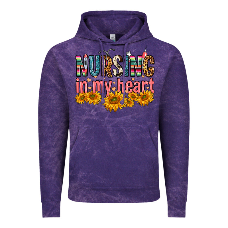 Nursing In My Heart Vintage Hoodie by FaDigitalArtStudio | Teevron