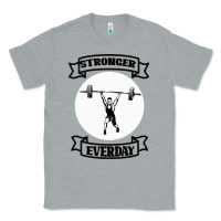 Heather Grey stronger everday Classic Tee - Bettercallsaul