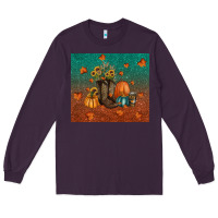 Plum fall tumbler Long Sleeve Tee - RanaPortraitStore