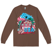 Chestnut Barn in the USA Long Sleeve Tee - FaDigitalArtStudio