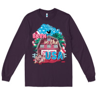 Plum Barn in the USA Long Sleeve Tee - FaDigitalArtStudio