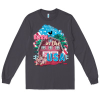 Smoke Barn in the USA Long Sleeve Tee - FaDigitalArtStudio