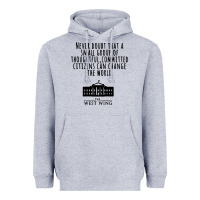 Heather Grey West Wing My Favorite People Heavyweight Hoodie - maiPhamDesign