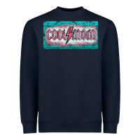 Navy western coll mom    license  plaid  templata Heavyweight Sweatshirt - BarkalooDesign