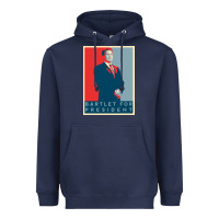 Navy Bartlet For President Lover Gift Heavyweight Hoodie - maiPhamDesign