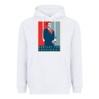 White Bartlet For President Lover Gift Heavyweight Hoodie - maiPhamDesign