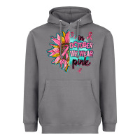 Storm sunflower in october we wear pink Heavyweight Hoodie - AdoDesignShop