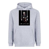 Heather Grey Saw I Want To Play A Game Picture Heavyweight Hoodie - maiPhamDesign