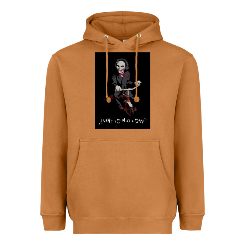Saw I Want To Play A Game Picture Heavyweight Hoodie by maiPhamDesign | Teevron