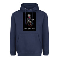 Navy Saw I Want To Play A Game Picture Heavyweight Hoodie - maiPhamDesign