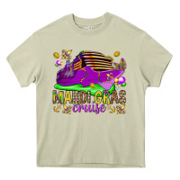 Mossy Mardi Gras cruise Heavy Core Tee - NancyCooperArtShop