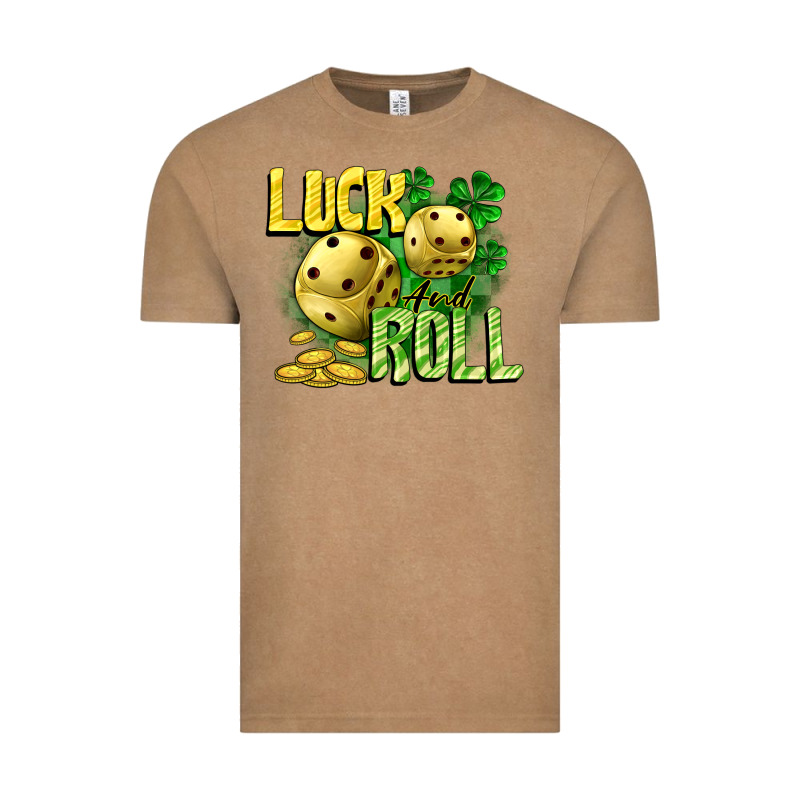 Luck And Roll Vintage Tee by CowGirlArtShop | Teevron