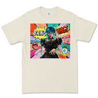 Bone pop art gothic girl Premium Tee - TumblerDesignByShophia