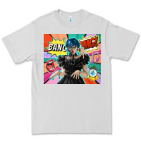 Dove Grey pop art gothic girl Premium Tee - TumblerDesignByShophia
