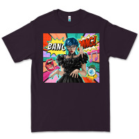 Plum pop art gothic girl Premium Tee - TumblerDesignByShophia
