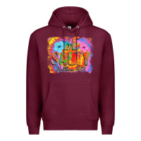 Burgundy Be Salty Premium Hoodie - CowhideDigitalArt