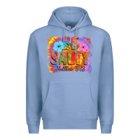 Colony Blue Be Salty Premium Hoodie - CowhideDigitalArt