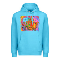 Ocean Blue Be Salty Premium Hoodie - CowhideDigitalArt