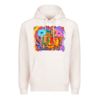 Pale Pink Be Salty Premium Hoodie - CowhideDigitalArt