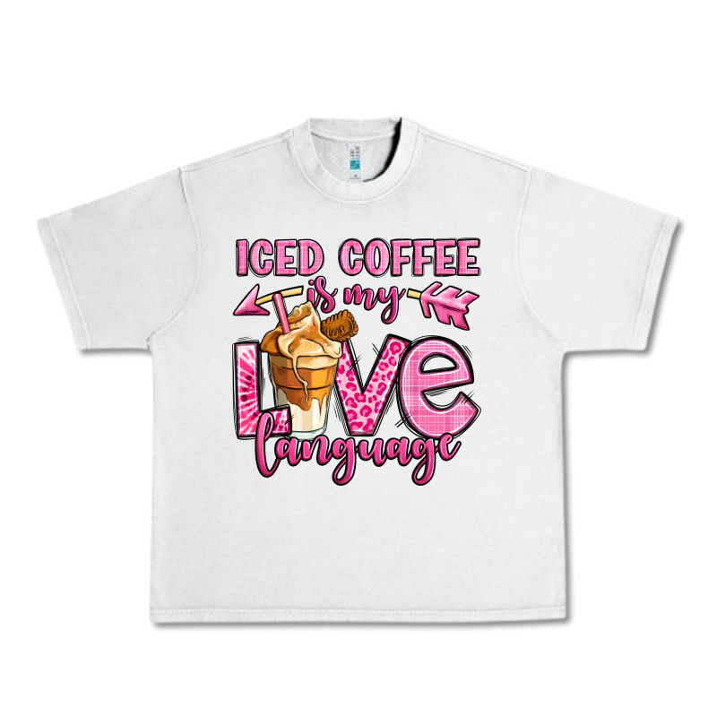 Iced Coffee Is My Love Language Urban Heavy Tee by OliviaCreatesArt | Teevron
