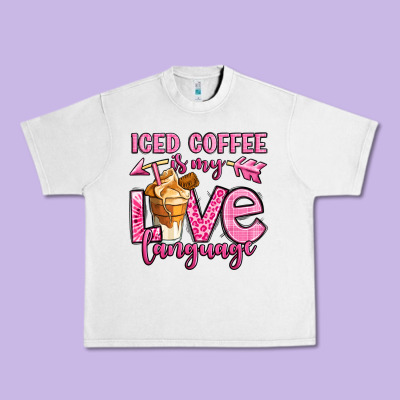 Iced Coffee Is My Love Language Urban Heavy Tee Designed By Oliviacreatesart