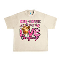 Sandshell iced coffee is my love language Urban Heavy Tee - OliviaCreatesArt