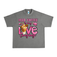 Tornado iced coffee is my love language Urban Heavy Tee - OliviaCreatesArt