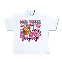 White iced coffee is my love language Urban Heavy Tee - OliviaCreatesArt
