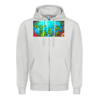 Dove Grey lobster license plate Zipper Hoodie - BarkalooDesign