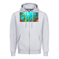 Heather Grey lobster license plate Zipper Hoodie - BarkalooDesign
