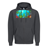 Smoke lobster license plate Zipper Hoodie - BarkalooDesign