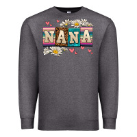 Charcoal Heather daisy nana Premium Sweatshirt - AdoDesignShop